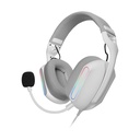 Mars Gaming MH-PRO Gaming Headset with Microphone / 3.5mm Jack / USB / White