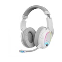 Auriculares Gaming Inalámbricos con Micrófono Mars Gaming MHW100/ Jack 3.5/ Blancos