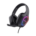 Auriculares Gaming con Micrófono Trust Gaming GXT 416 Zirox/ Jack 3.5/USB Negros