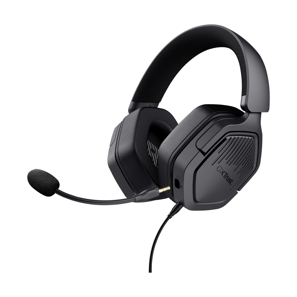 Auriculares Gaming con Micrófono Trust Gaming GXT 492 Carus/ Jack 3.5/ Negros