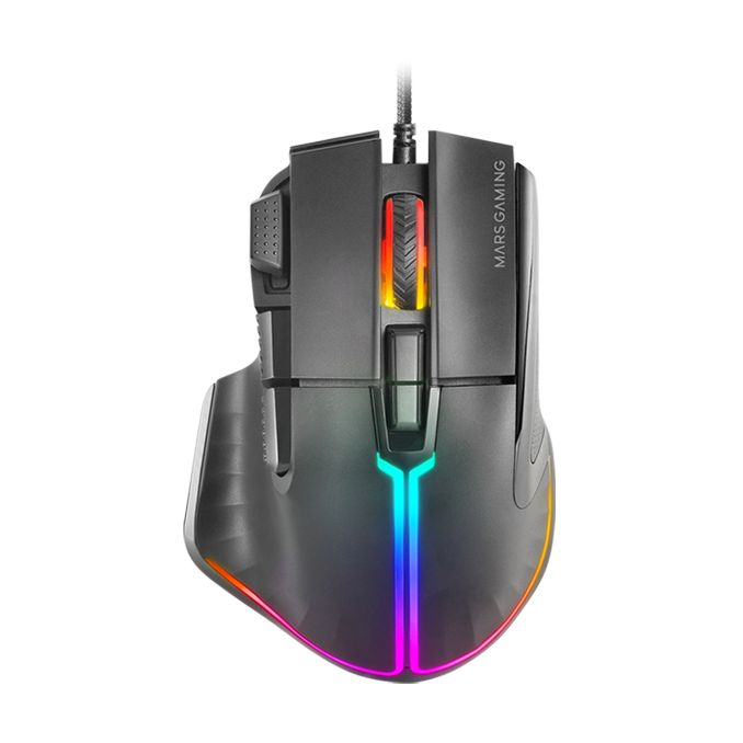 Ratón Gaming Mars Gaming MM-XT/ Hasta 12800 DPI