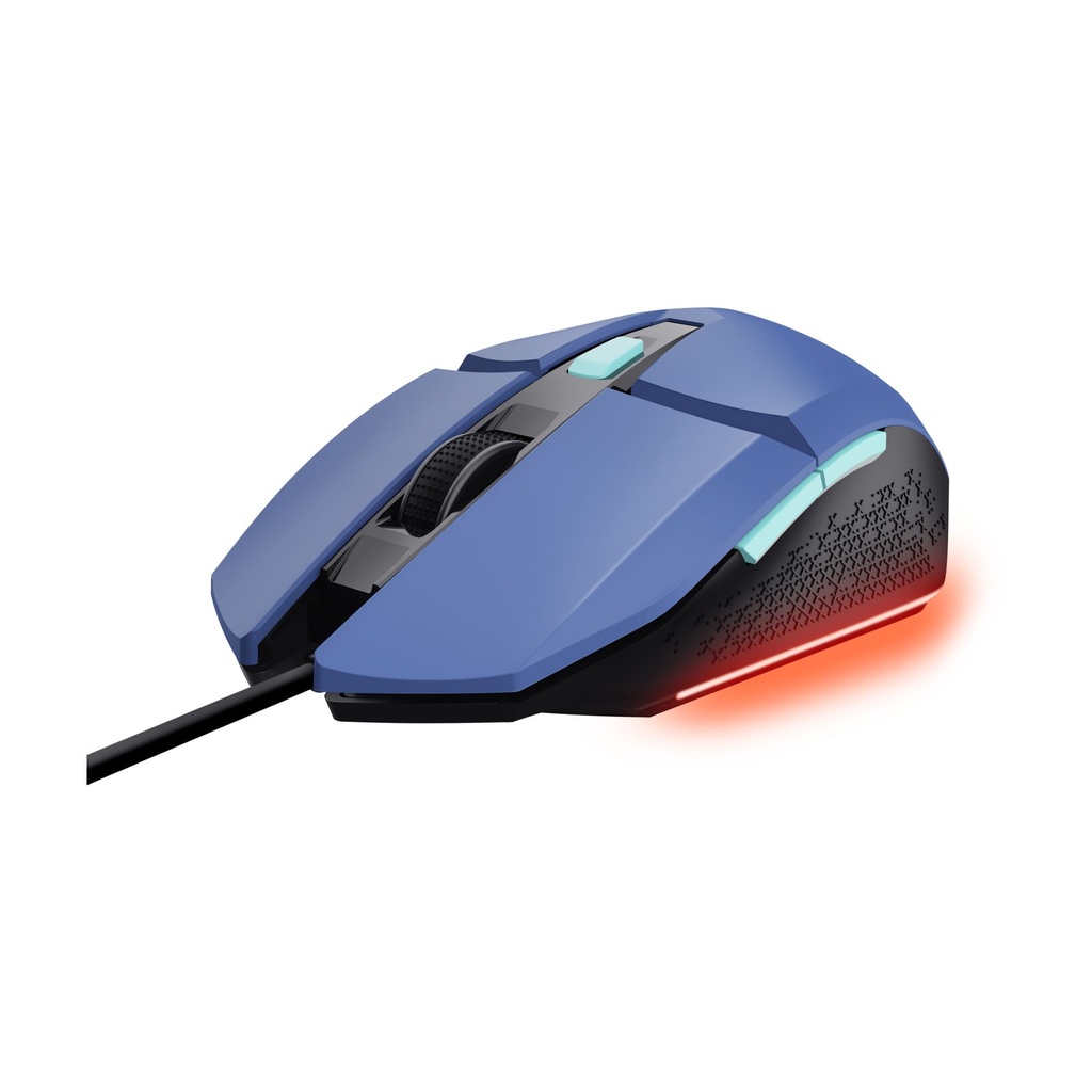 Ratón Gaming Trust Gaming GXT 109 Felox/ Hasta 6400 DPI/ Azul