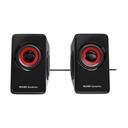 Altavoces Mars Gaming MS1/ 10W/ 2.0/ Rojos