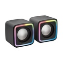 Altavoces Mars Gaming MSCUBE/ 8W/ 2.0/ Negros