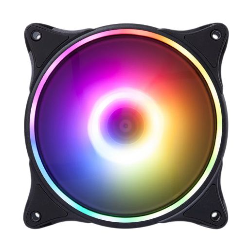 Ventilador Hiditec N18 ARGB/ 12cm/ Negro