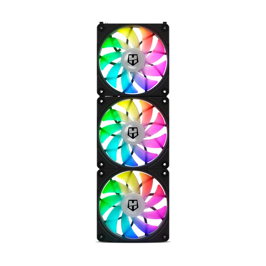 Pack 3 Ventiladores Nox Easy Link/ ARGB/ 12cm