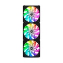 Pack 3 Ventiladores Nox Easy Link/ ARGB/ 12cm