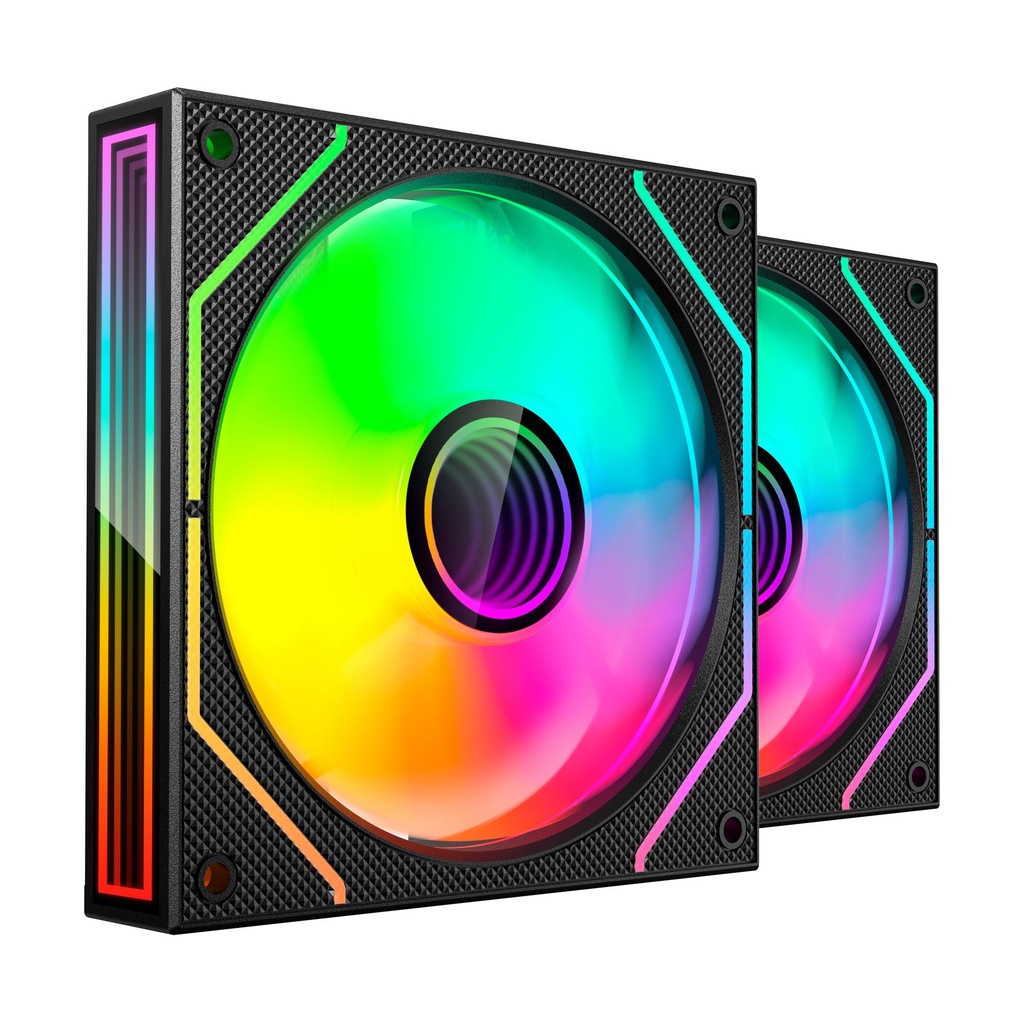 Pack 2 Ventiladores Mars Gaming MF-3DPROX2/ 12cm/ ARGB