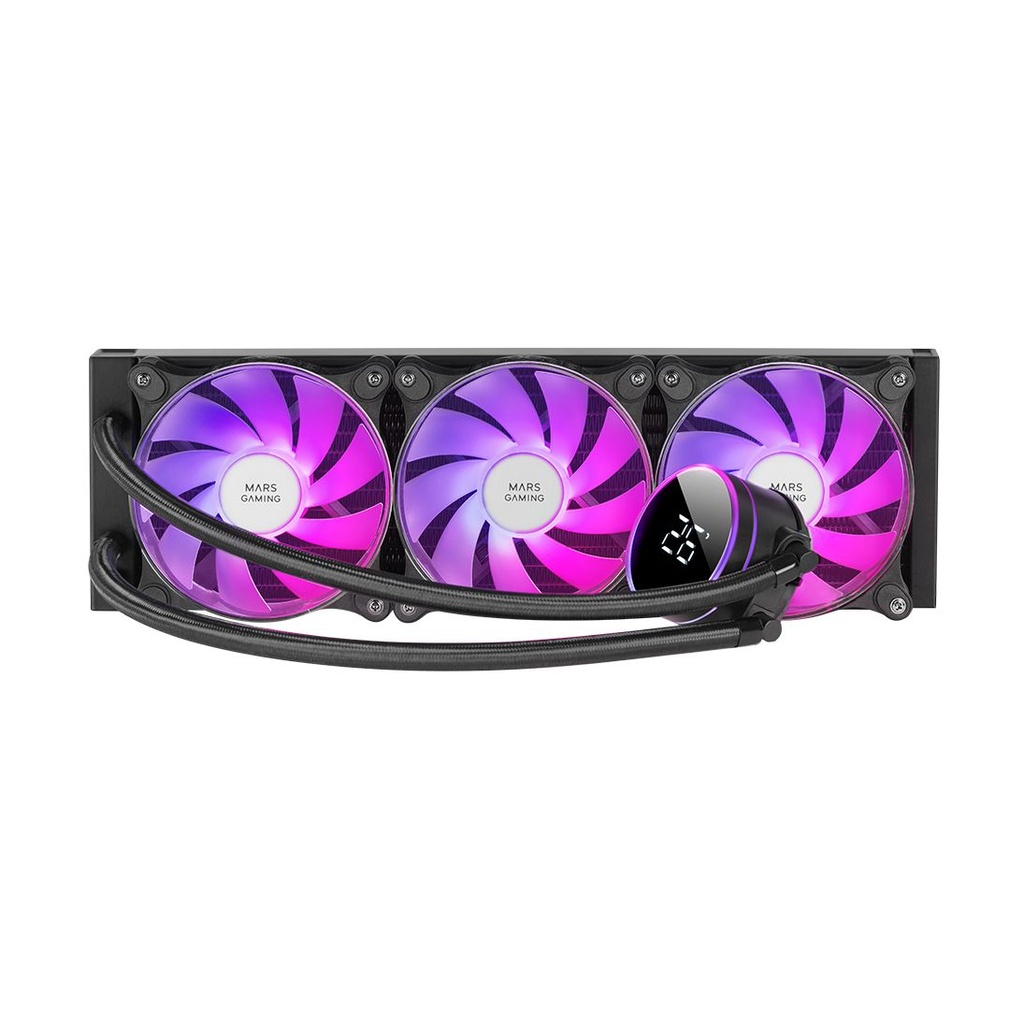 Sistema de Refrigeración Líquida Mars Gaming ML-LCD360/ Negro