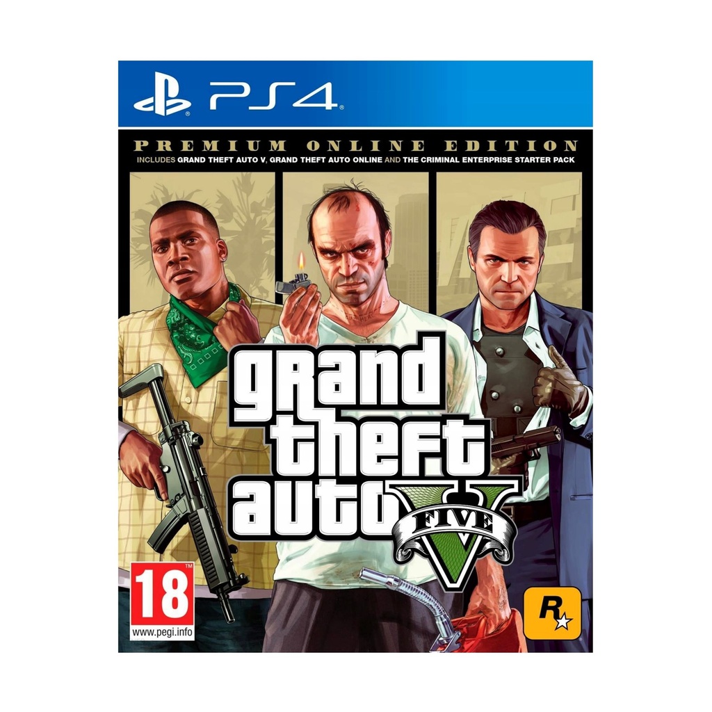 Juego para Consola Sony PS4 Grand Theft Auto V Edición Premium