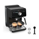 Cafetera Expreso Krups Authentic XP381810/ 1140W/ 15 Bares/ Negra