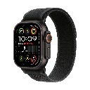 Apple Watch Ultra 2 GPS + Cellular 49 mm Titânio Preto com Trail Loop Preto - Tamanho P/M