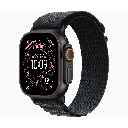 Apple Watch Ultra 3 GPS + Cellular 49 mm Noir titane avec bracelet Alpine Loop noir - Taille L