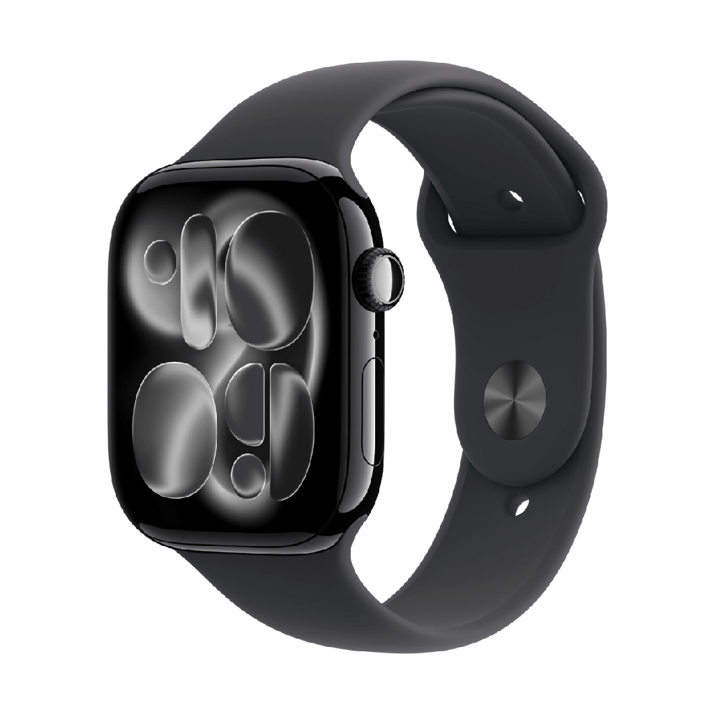 Apple Watch Series 11 GPS 46mm Aluminio Negro Azabache y Correa Sport Band Negra - Talla S/M