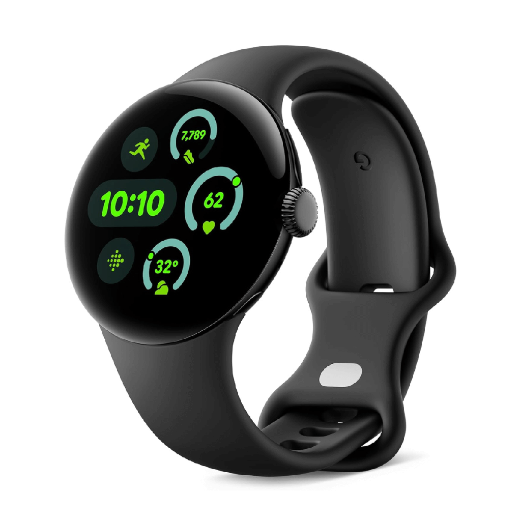 Google Pixel Watch 3 45mm LTE Negro (Matte Black) y Correa Deportiva Negra (Obsidian)