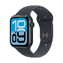 Apple Watch SE 3 GPS 40 mm en aluminium noir avec bracelet sport noir (Midnight) - Taille M/L
