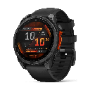 Garmin Fénix 8 AMOLED 47mm GPS Gris con Correa de Silicona Negra