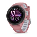 Garmin Forerunner 265S 42mm GPS Bisel Negro con Correa Silicona Rosa/Gris