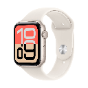 Apple Watch SE 3 GPS 40mm Aluminio Blanco y Correa Deportiva Blanca (Starlight) - Talla M/L