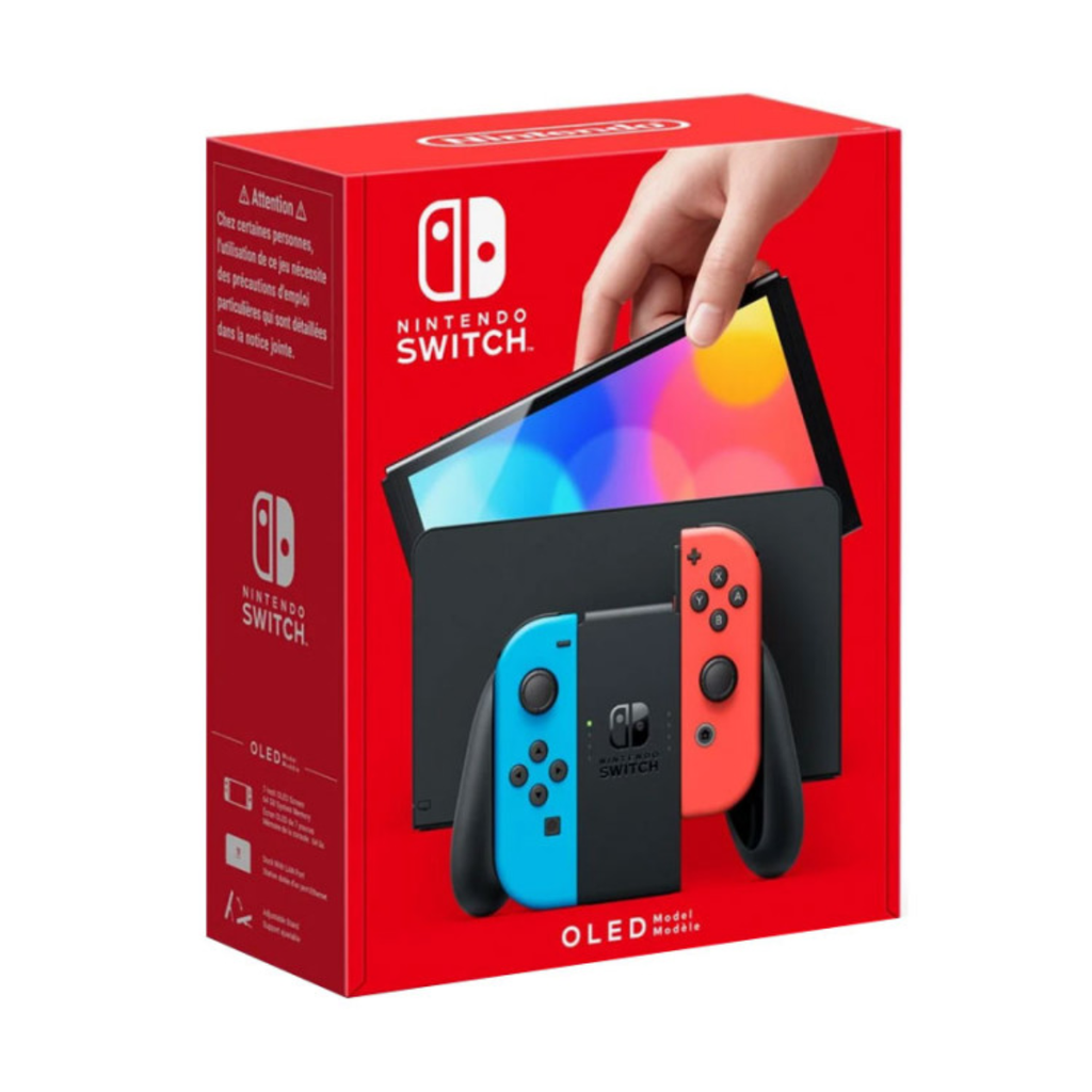 Consola Nintendo Switch OLED Azul y Rojo Neón