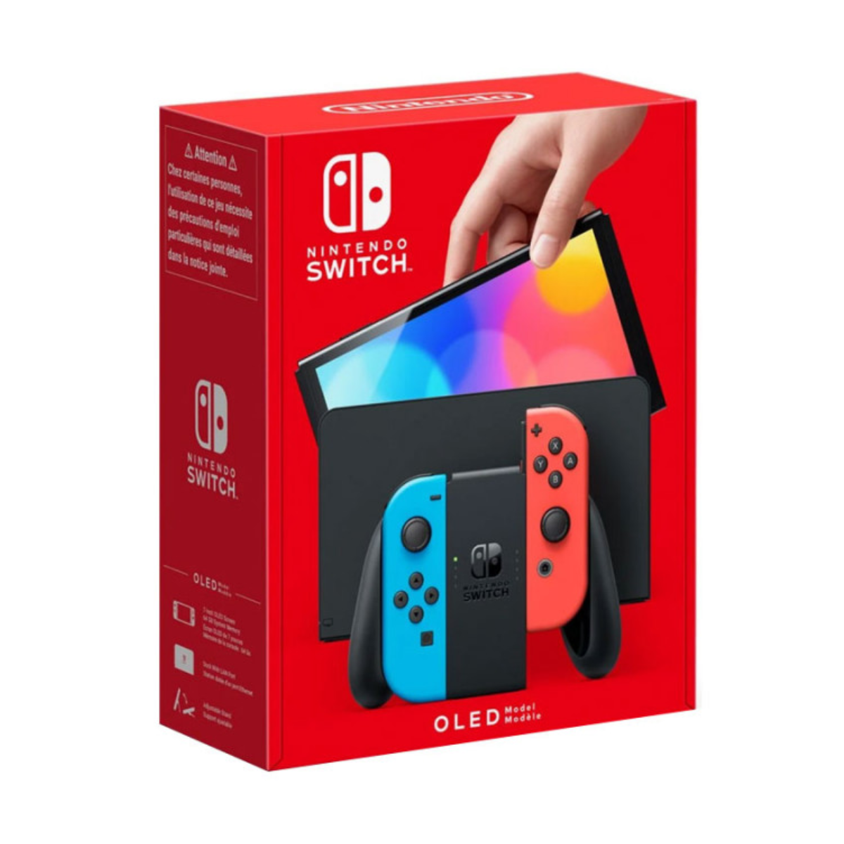 Consola Nintendo Switch OLED Azul y Rojo Neón