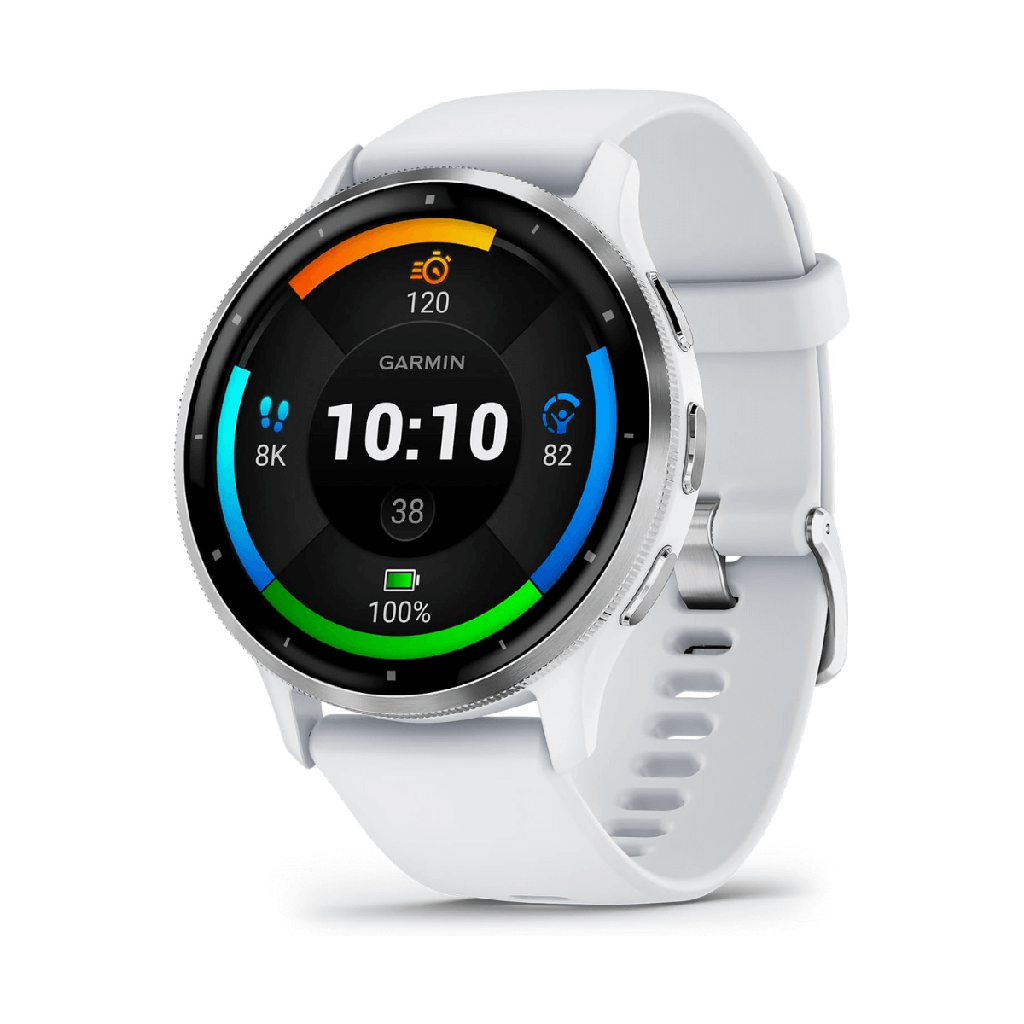 Relógio inteligente Garmin Venu 3 de 45 mm branco (White)