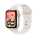 Apple Watch SE 3 GPS + Cellular 40mm Aluminio Blanco y Correa Deportiva Blanca (Starlight) - Talla S/M