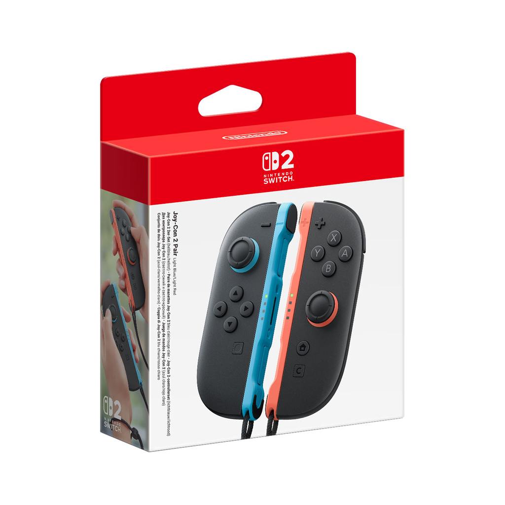 Controles sem fio Nintendo Joy-Con 2 para Nintendo Switch 2 (vermelho e azul)