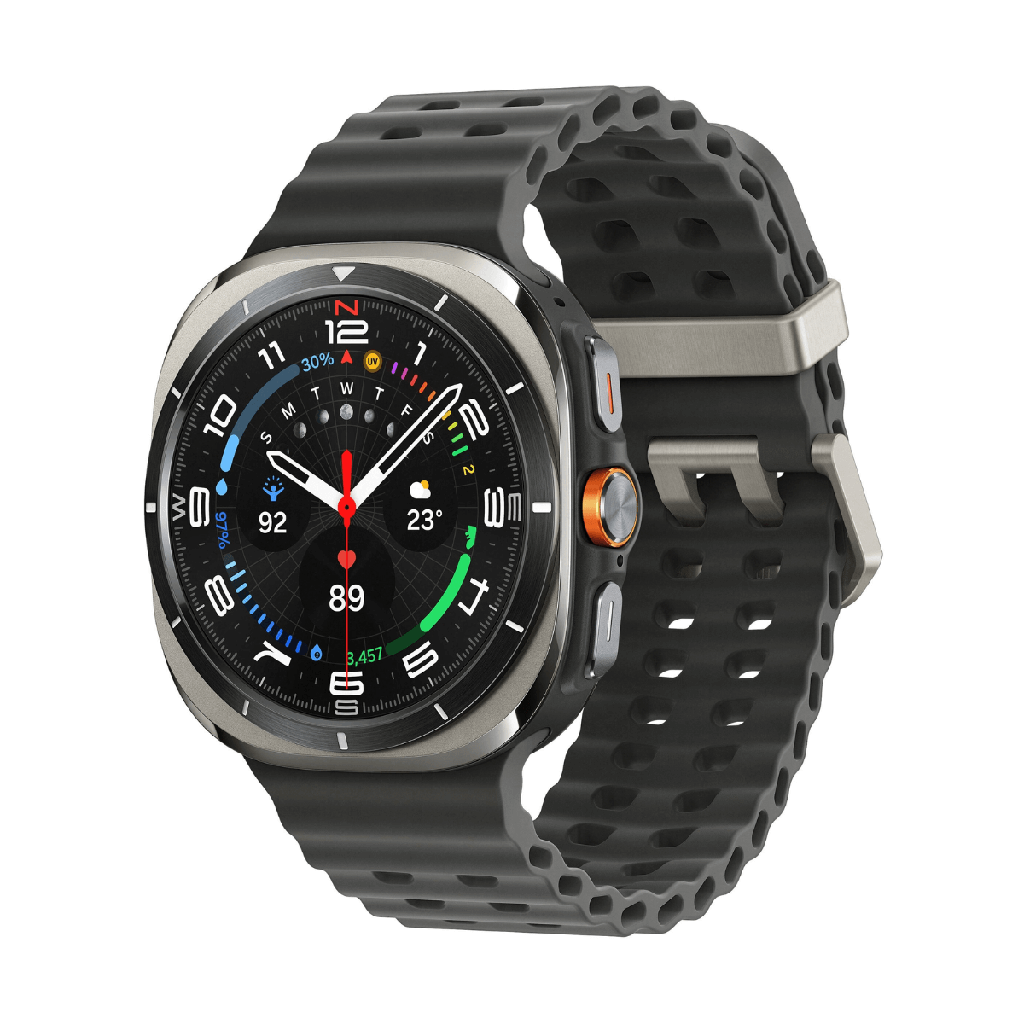 Samsung Galaxy Watch Ultra 2025 47mm LTE Plata (Titanium Silver) y Correa Marine Band Gris Oscuro L705