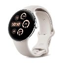 Google Pixel Watch 3 45mm WiFi Plata (Polished Silver) y Correa Deportiva Blanca (Porcelain)