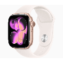 Apple Watch Series 11 GPS 46mm Aluminio Oro Rosa y Correa Sport Band Rosa (Light Blush) - Talla S/M