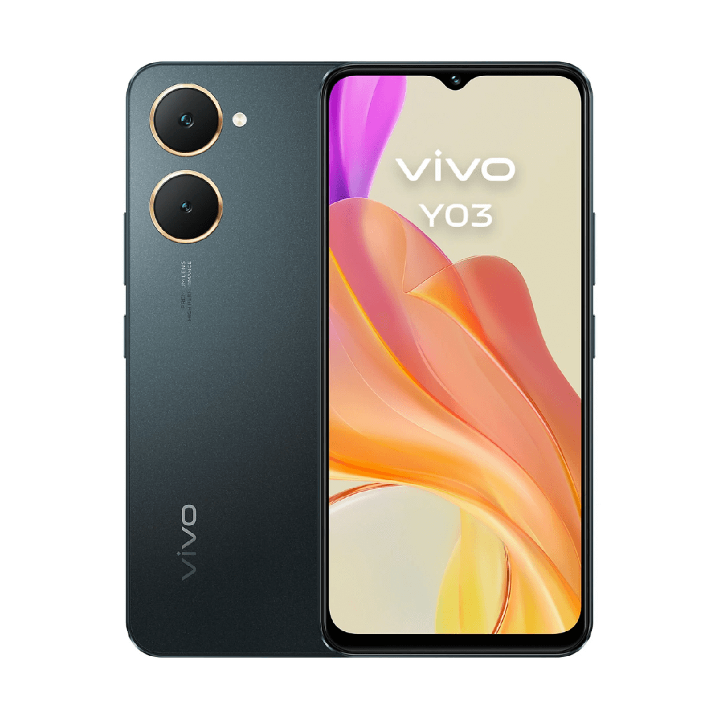 Vivo Y03 4G 4GB/128GB Preto Espacial (Space Black) Dual SIM