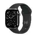 Apple Watch Series 11 GPS + Cellular 42mm Titanio Negro Azabache y Correa Sport Band Negra Pizarra - Talla S/M