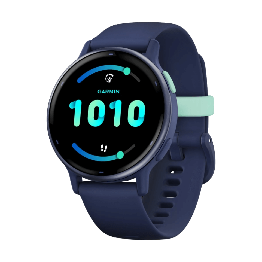 Garmin Vivoactive 5 GPS 42mm Bisel de Aluminio Azul y Correa de Silicona Azul