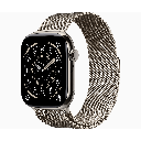 Apple Watch Series 11 GPS + Cellular 46 mm Cinturino in titanio naturale e maglia milanese naturale - Taglia S/M