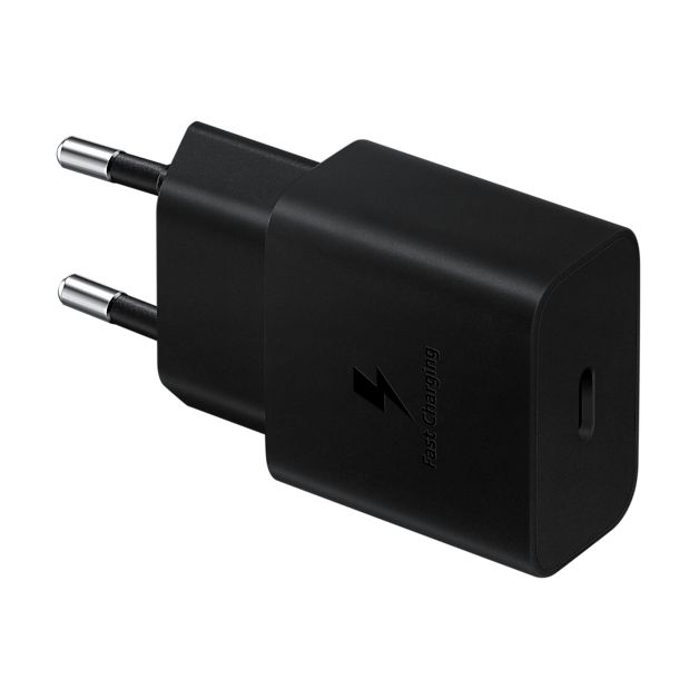 SAMSUNG POWER WALL CHARGER 15W USB-C BLACK EP-T1510NBEGEU