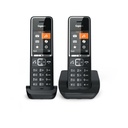 GIGASET WIRELESS PHONE COMFORT 550 DUO BLACK CHROME (L36852-H3001-D204)
