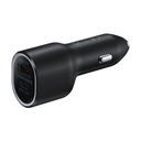 SAMSUNG POWER CAR CHARGER DUAL USB-C 25W + USB 15W BLACK EP-L4020NBEGEU