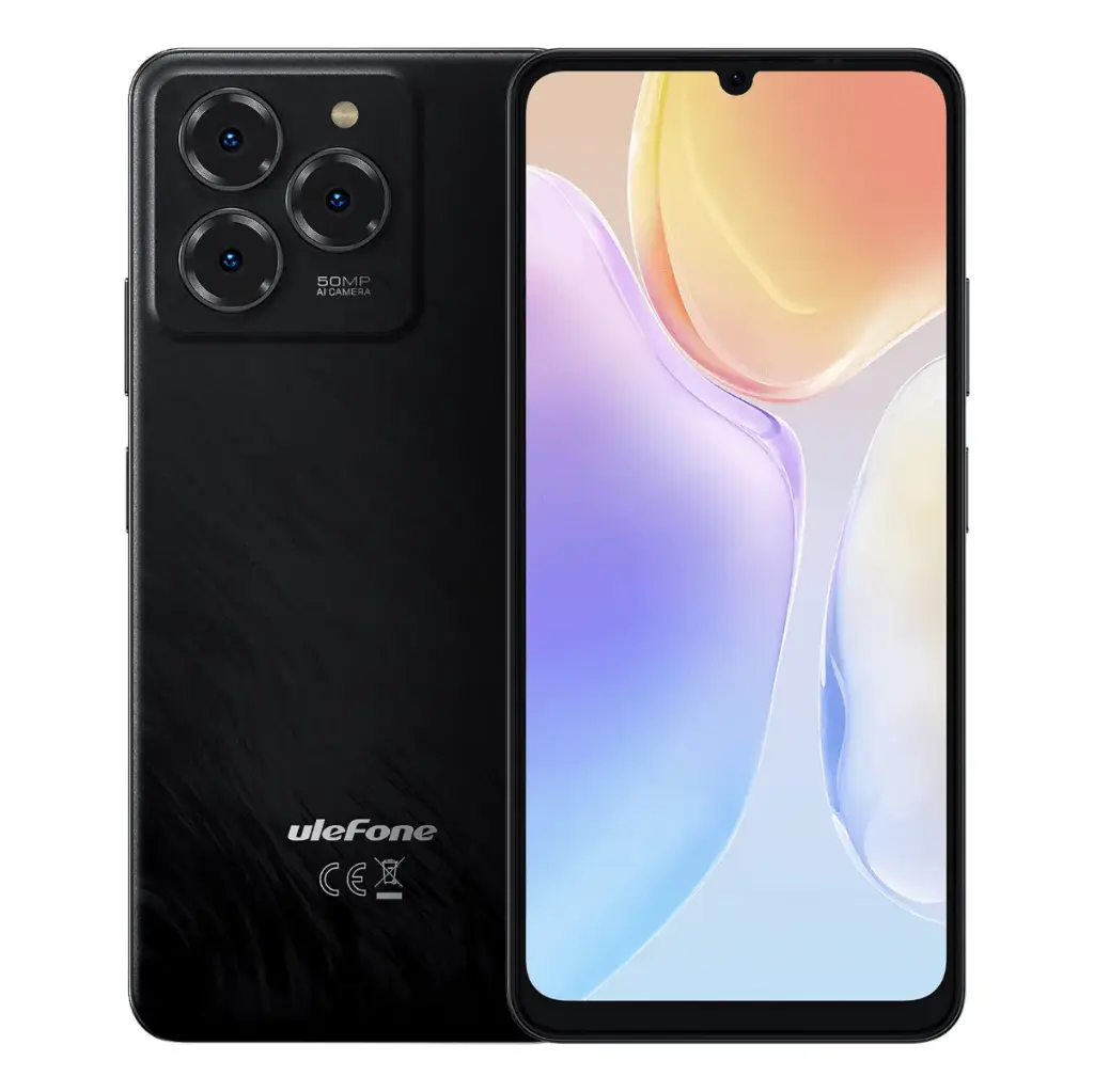 Ulefone Note 20 Pro 4G 4 Go/256 Go Noir (Satin Black) Double SIM