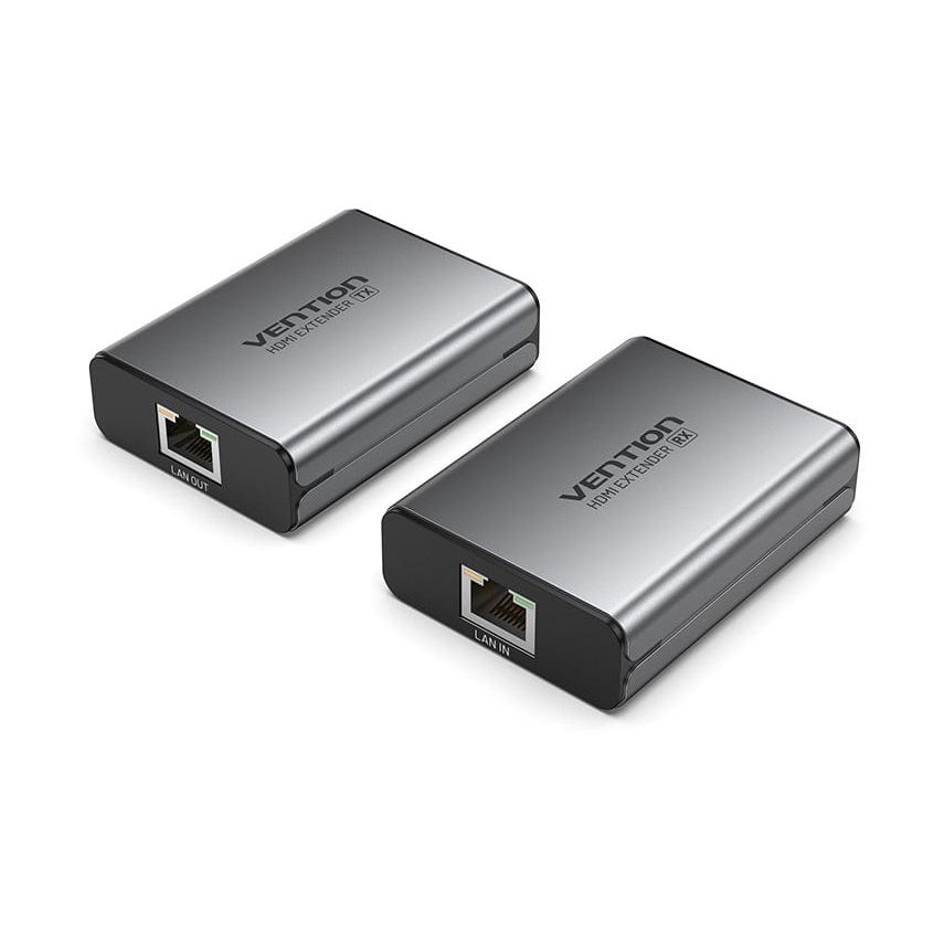 Adaptador/Transmisor de vídeo Alámbrico HDMI/RJ45 a HDMI/RJ45 Vention AKGH0-EU