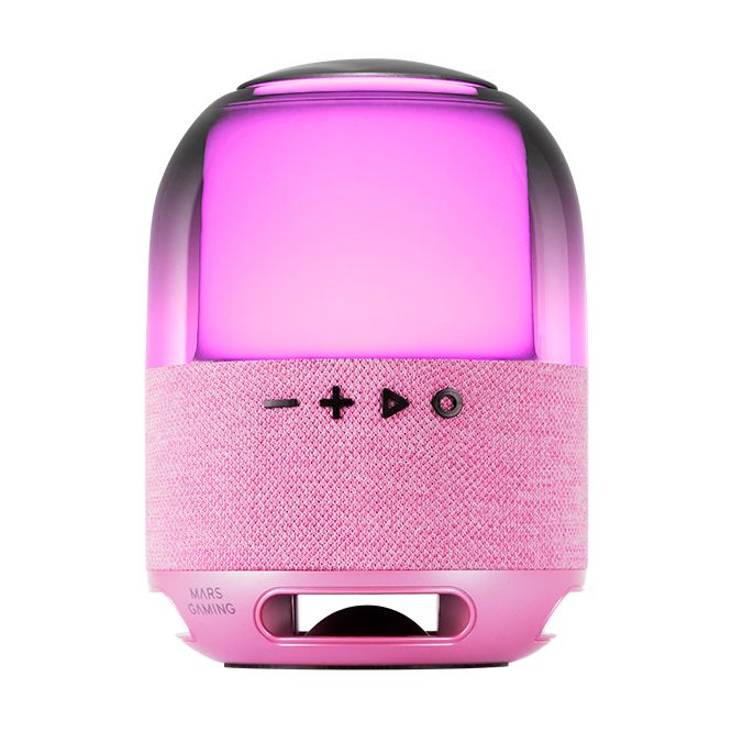 Altavoz con Bluetooth Mars Gaming MS-FLOW/ 15W/ 1.0/ Rosa