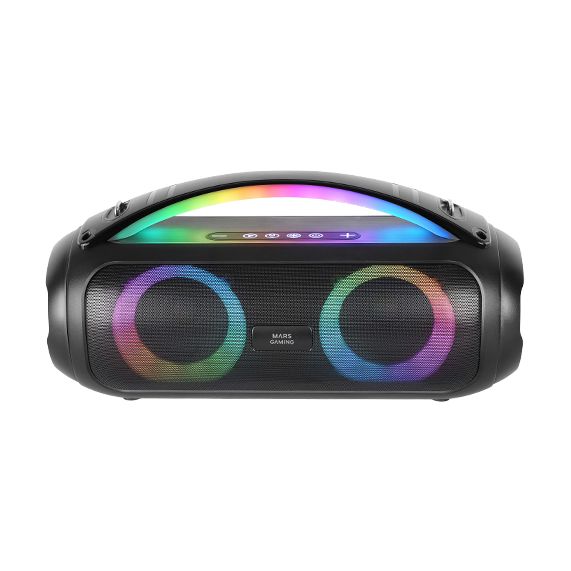 Altavoz con Bluetooth Mars Gaming MS-PULSE/ 50W RMS/ 2.0/ Negro