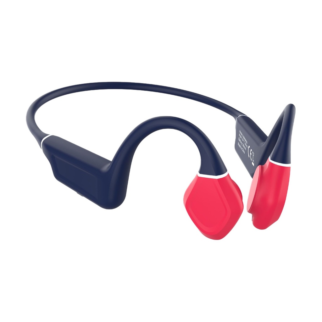 Auriculares Inalámbricos Deportivos de Conducción Ósea Leotec Osea Kuri/ con Micrófono/ Bluetooth/ Azules y Rojos