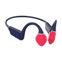 Auriculares Inalámbricos Deportivos de Conducción Ósea Leotec Osea Kuri/ con Micrófono/ Bluetooth/ Azules y Rojos