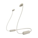 Auriculares Inalámbricos Intrauditivos Sony WI-C100/ con Micrófono/ Bluetooth/ Beige