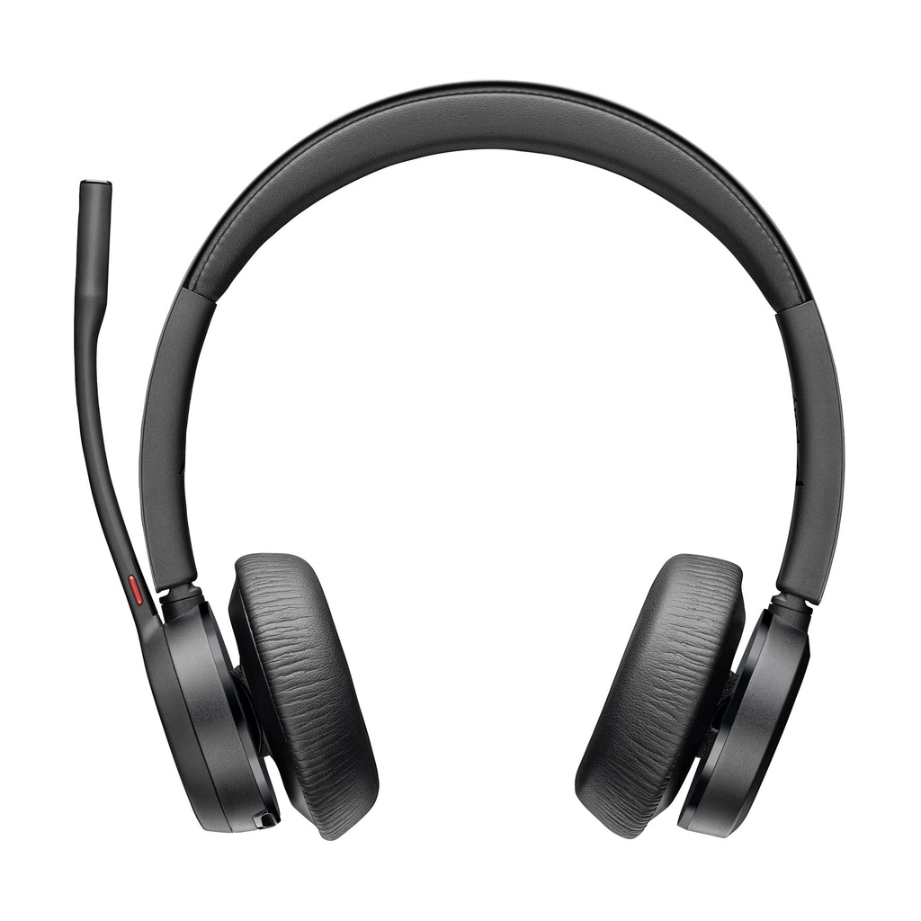 Auriculares Inalámbricos Poly Voyager 4320 para Microsoft Teams + Adaptador BT700/ con Micrófono/ Bluetooth/ Negros