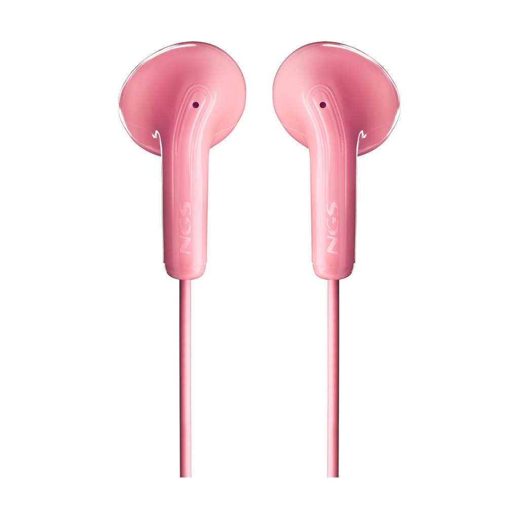 Auriculares Intrauditivos NGS Cross Flip/ con Micrófono/ Jack 3.5/ Rosas