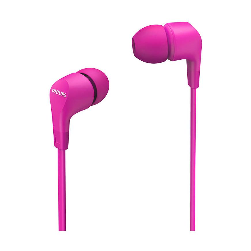 Auriculares Intrauditivos Philips TAE1105PK/ con Micrófono/ Jack 3.5/ Rosas