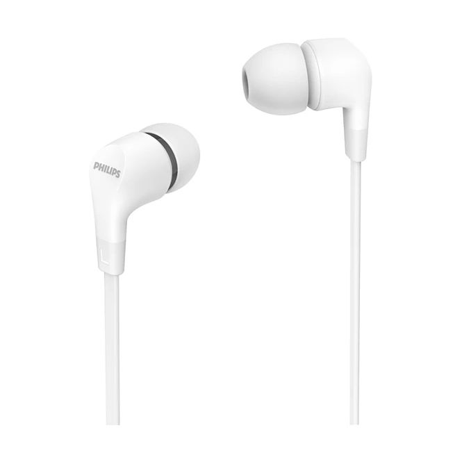 Auriculares Intrauditivos Philips TAE1105WT/ con Micrófono/ Jack 3.5/ Blancos