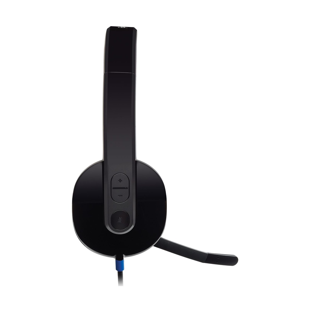 Auriculares Logitech H540/ con Micrófono/ USB/ Negros